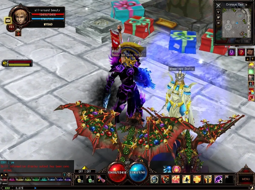 Holiday event in town